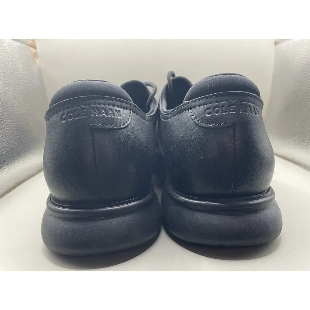 Cole Haan 2.ZeroGrand Lined Laser Wingtip Oxford Mens 13 W Wide Black C23832 EUC